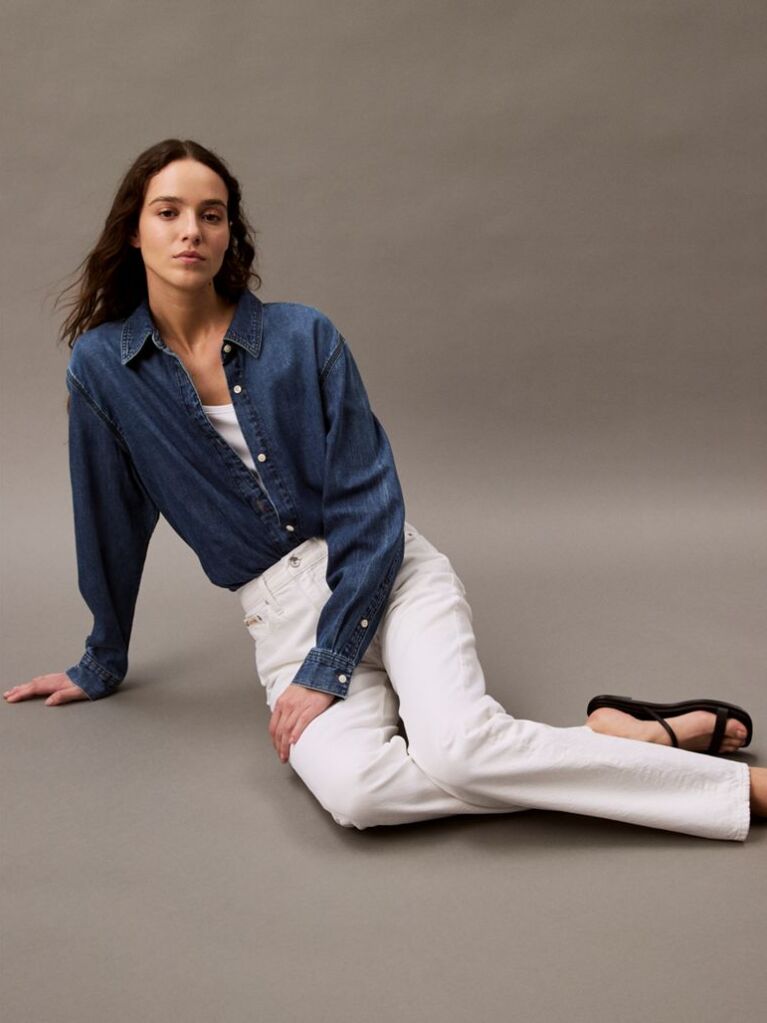 Denim Blugi Autentici Cu Croiala Slim Si Drepti  Femei
