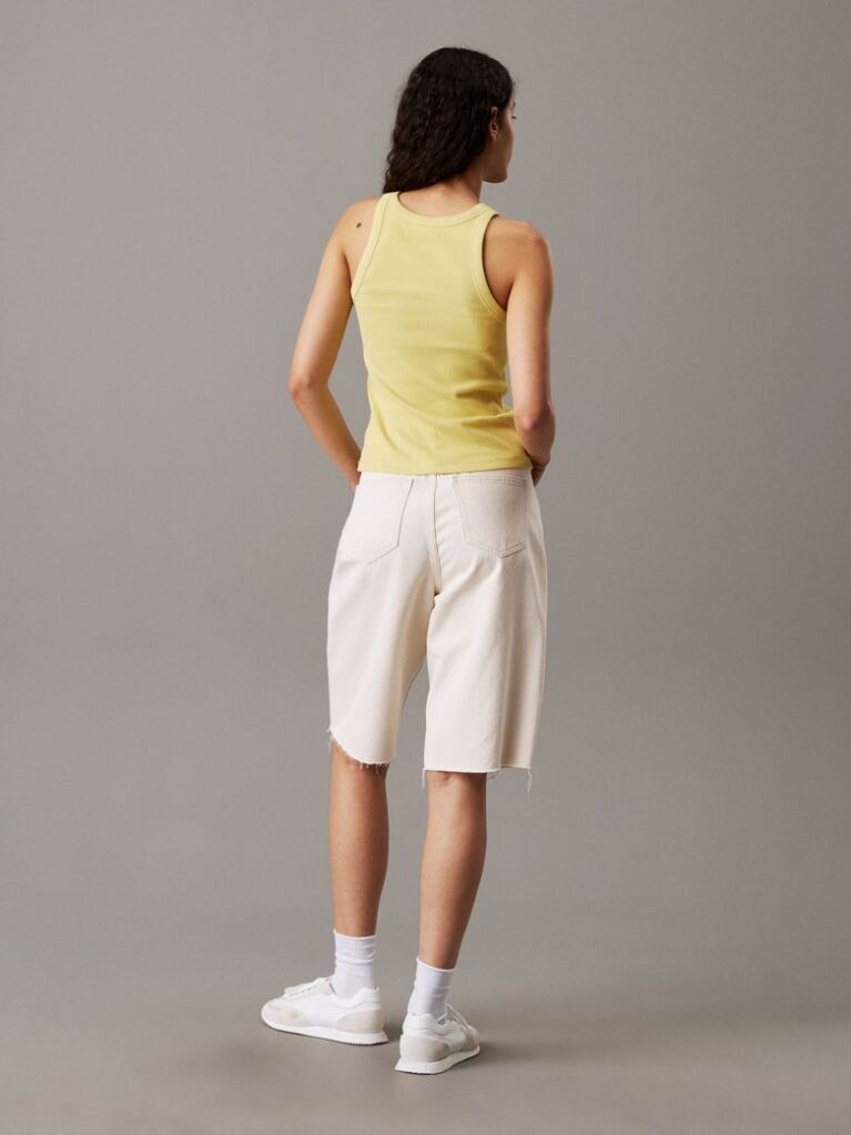 Denim Pantaloni Scurti Denim Tip Bermuda Cu Croiala Relaxata  Femei