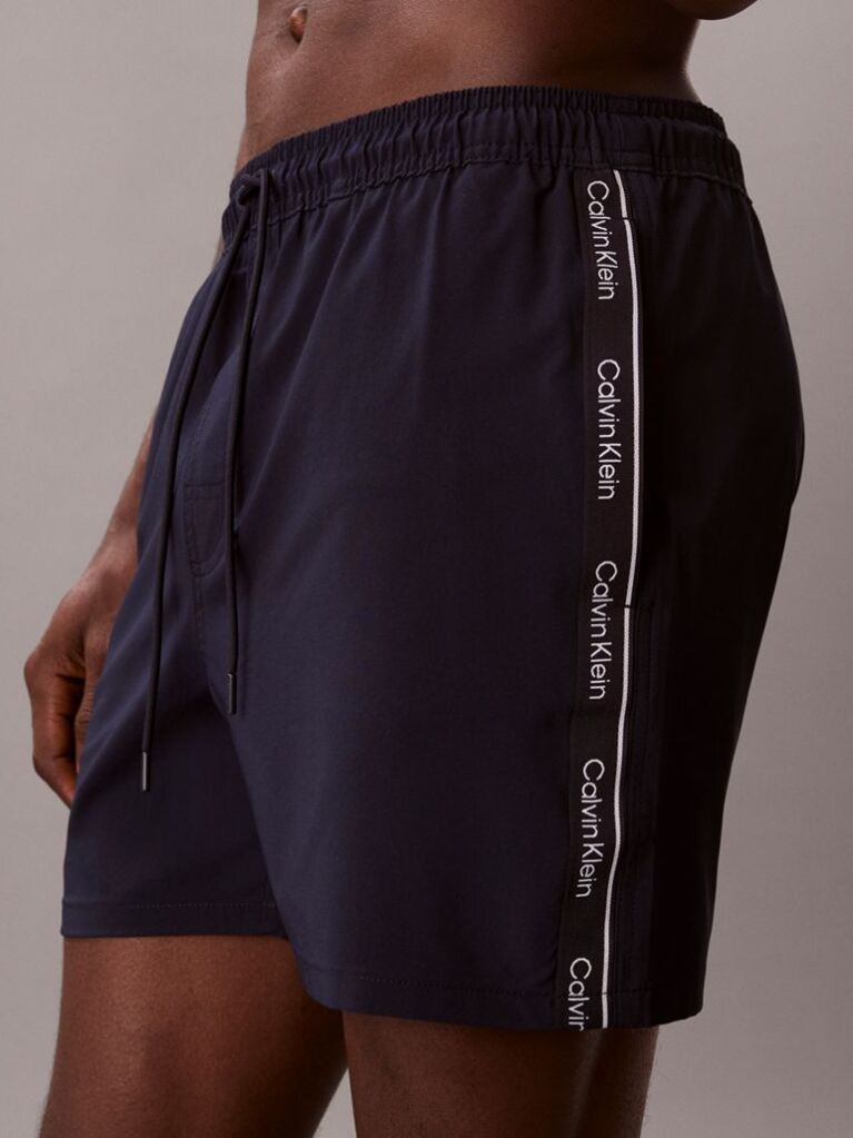 Negru Pantaloni Scurti De Inot Core Solid  Barbati