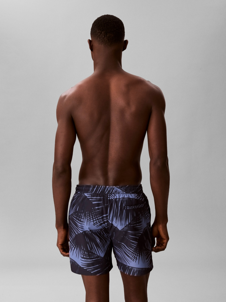 Albastru Pantaloni Scurti De Inot Simpli  Barbati