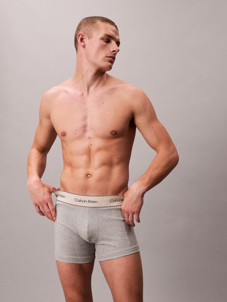 Multi Set 3 Boxeri Scurti - Heritage Cotton Stretch  Barbati