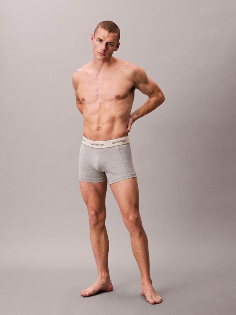 Multi Set 3 Boxeri Scurti - Heritage Cotton Stretch  Barbati