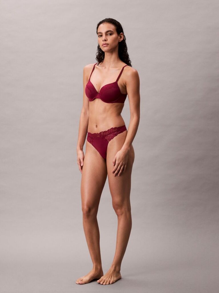 Roz Sutien Usor Captusit Full Coverage - Perfectly Fit Din Dantela  Femei