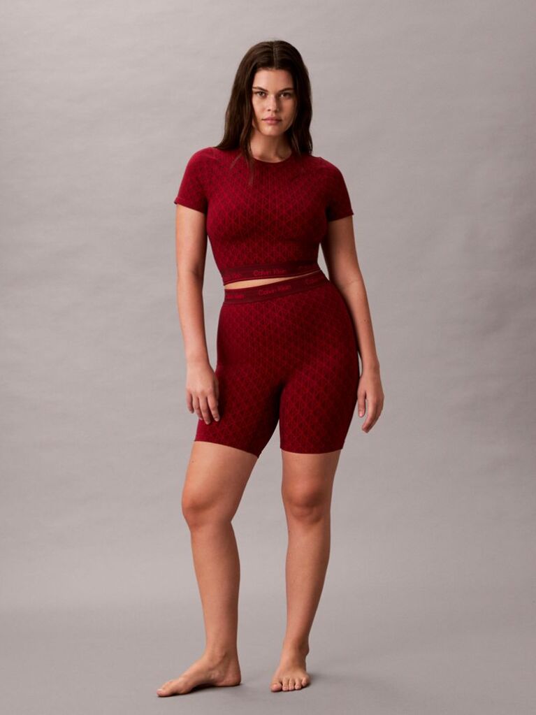 Rosu Pantaloni Scurti Shapewear - Icon  Femei