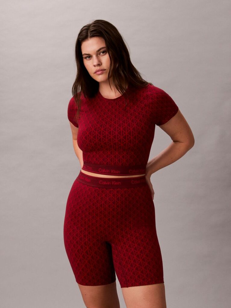 Rosu Pantaloni Scurti Shapewear - Icon  Femei