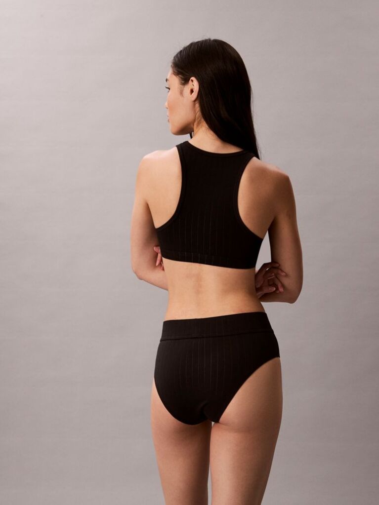 Negru Sutien Bralette - Heritage Classic Cotton  Femei