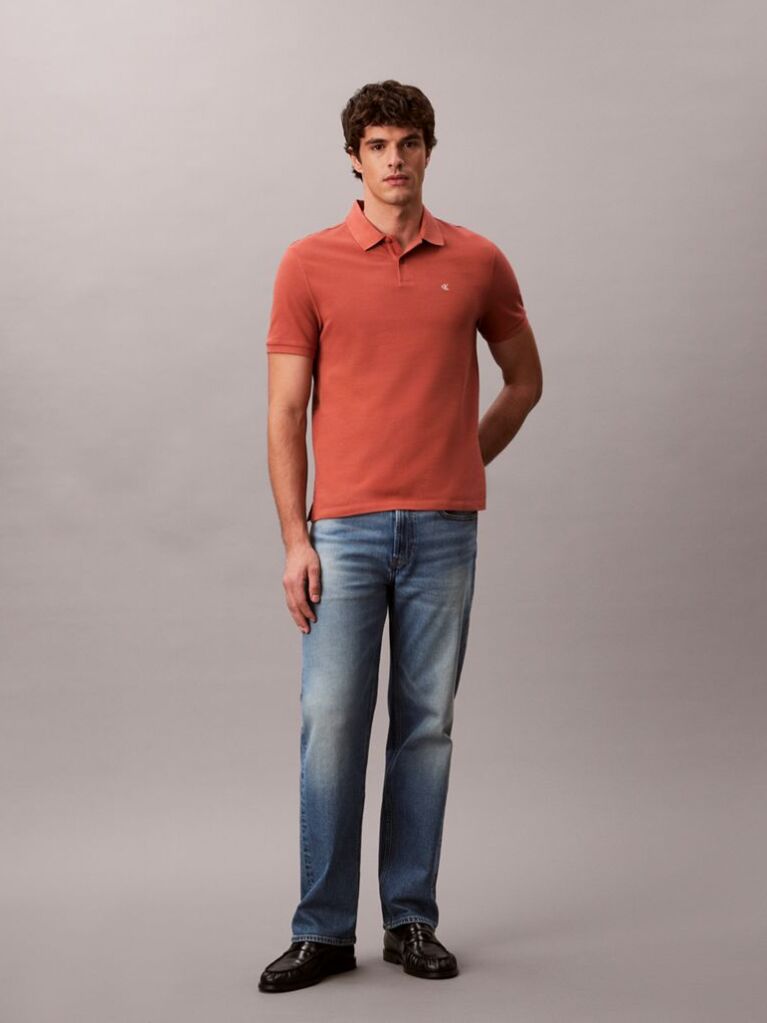 Maro Tricou Polo Din Bumbac Piqué  Barbati