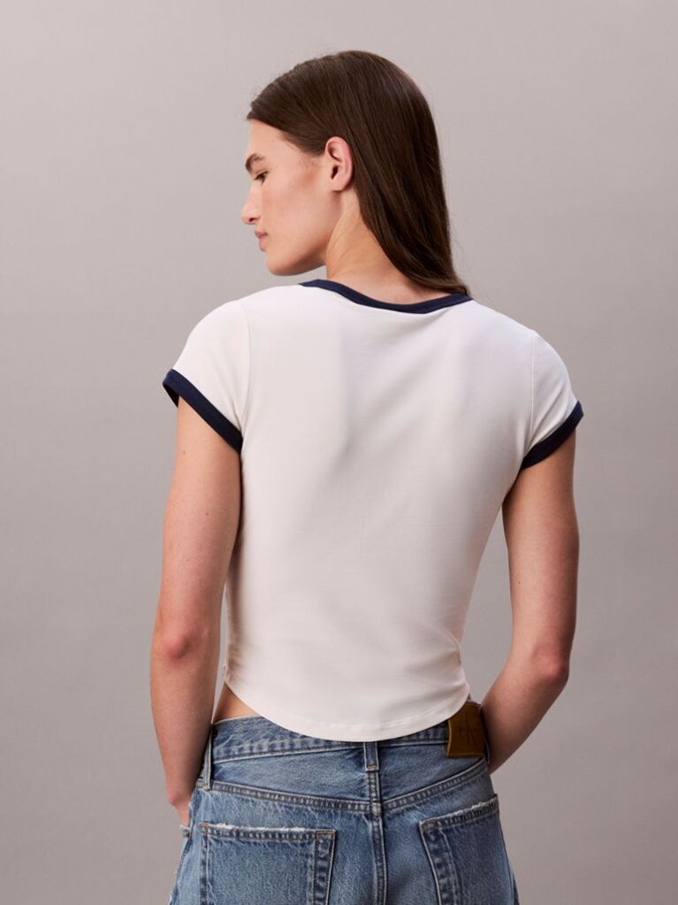 Alb Tricou Cu Maneca Scurta  Femei