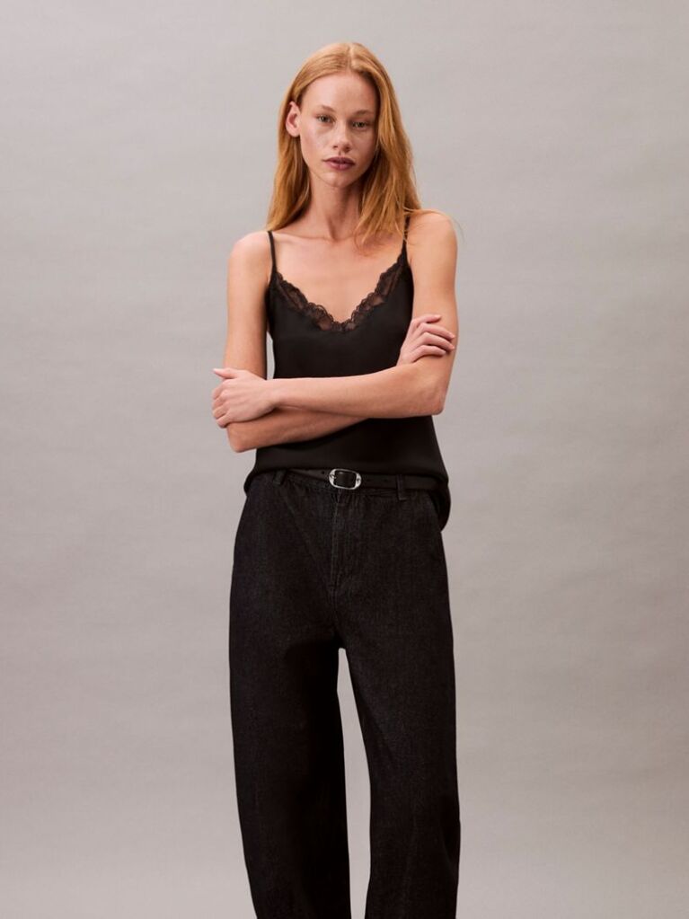 Denim Blugi Tip Barrel  Femei