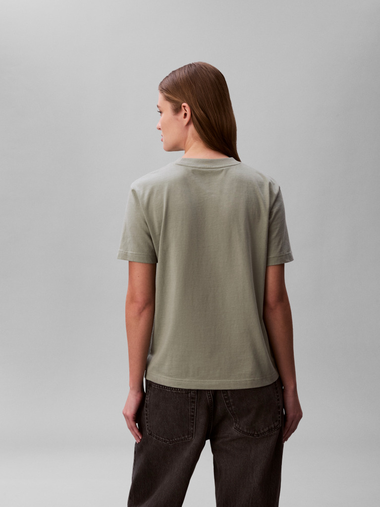 Verde Tricou Cu Maneca Scurta  Femei