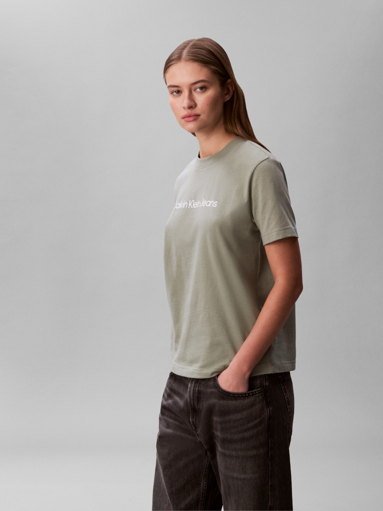 Verde Tricou Cu Maneca Scurta  Femei