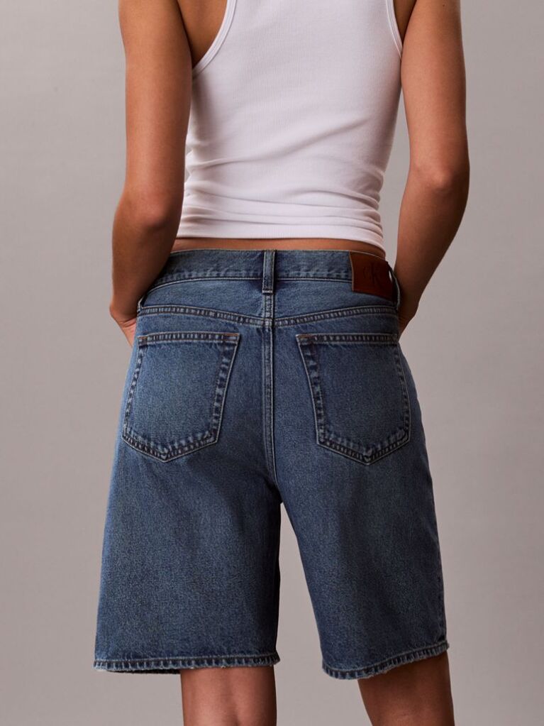 Denim Pantaloni Scurti Bermuda Din Denim  Femei