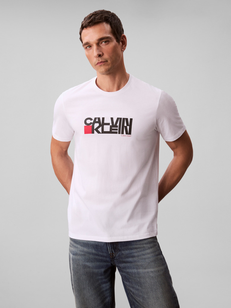 Alb Tricou Cu Maneca Scurta Si Grafic Redbox  Barbati