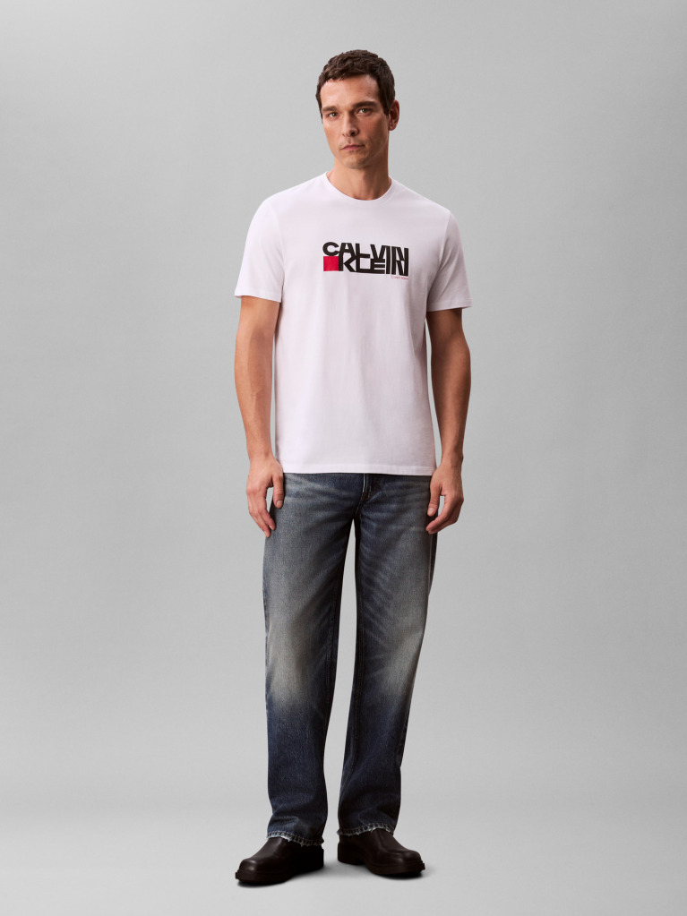 Alb Tricou Cu Maneca Scurta Si Grafic Redbox  Barbati