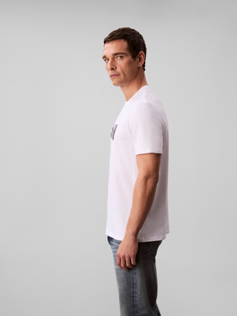 Alb Tricou Cu Maneca Scurta Si Grafic Redbox  Barbati