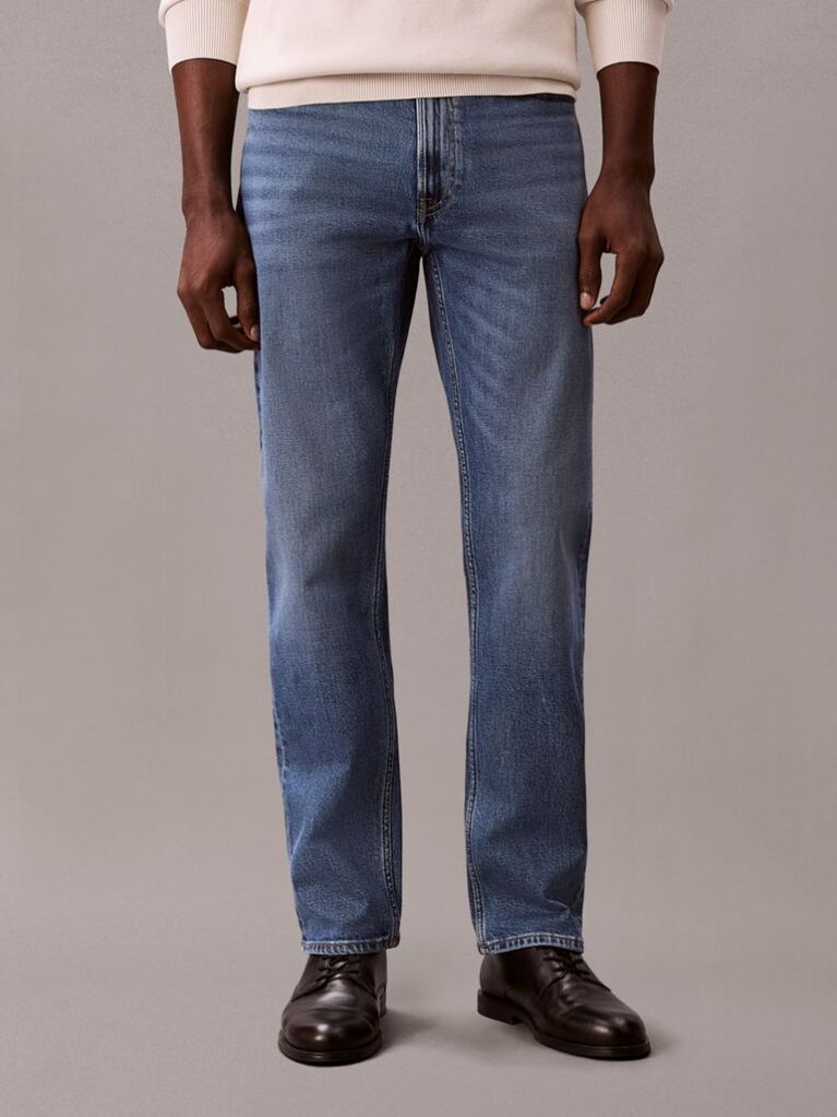 Denim Blugi Slim Drepti  Barbati