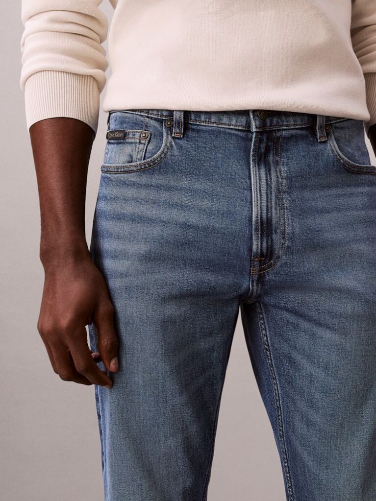Denim Blugi Slim Drepti  Barbati