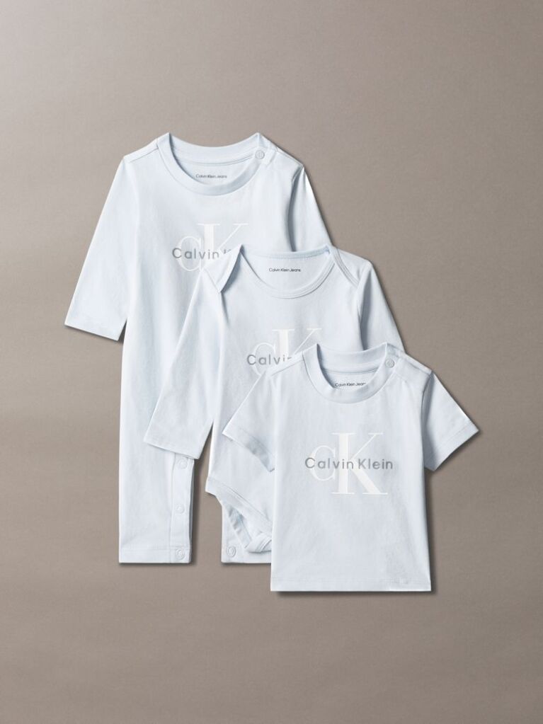 Albastru Set Cadou 3 Piese Monologo  Nou-nascuti