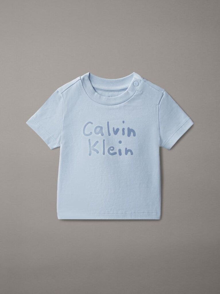 Albastru Tricou Pentru Nou-Nascuti Cu Logo  Nou-nascuti