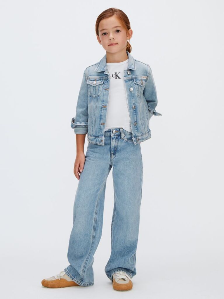 Denim Blugi Largi Lejeri  Fete