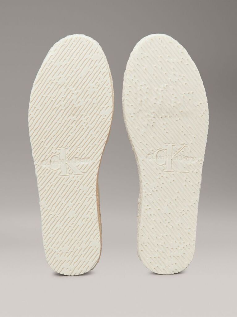 Alb Espadrile Cu Platforma Din Material Textil  Femei