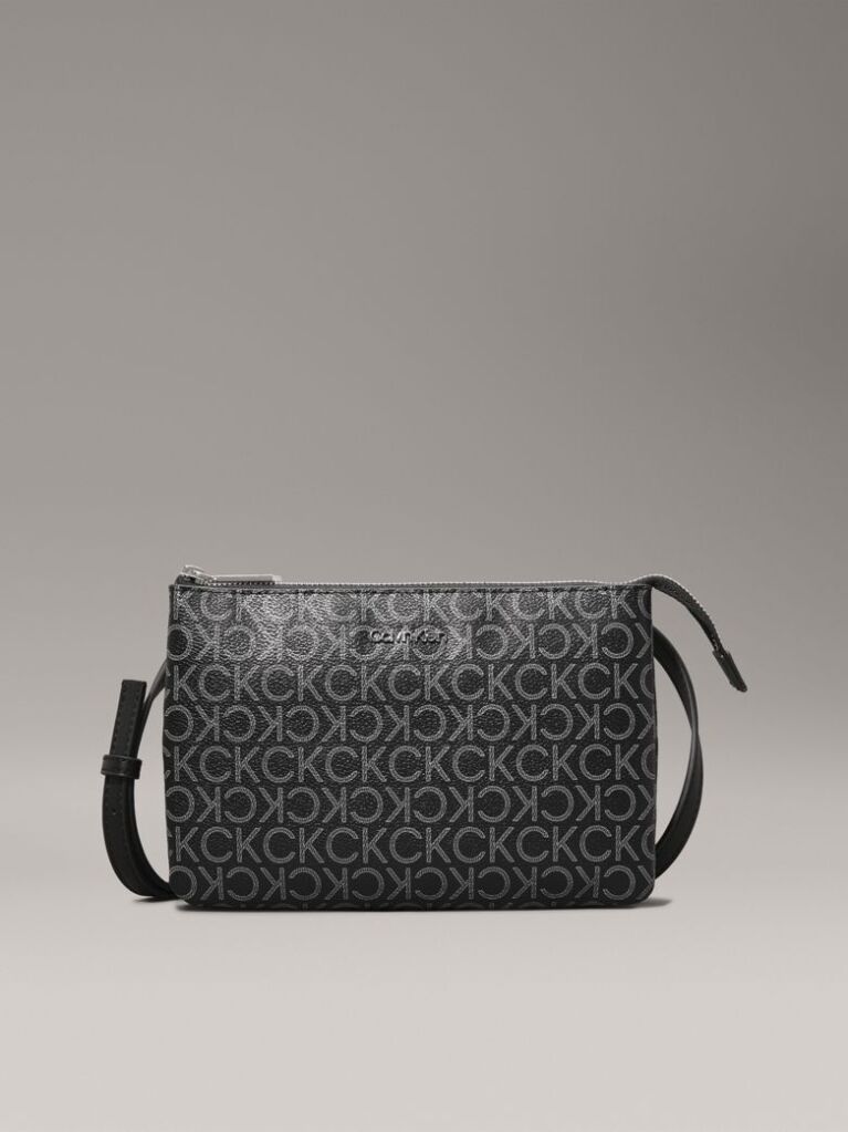 Negru Mini Geanta Crossbody Cu Logo  Femei