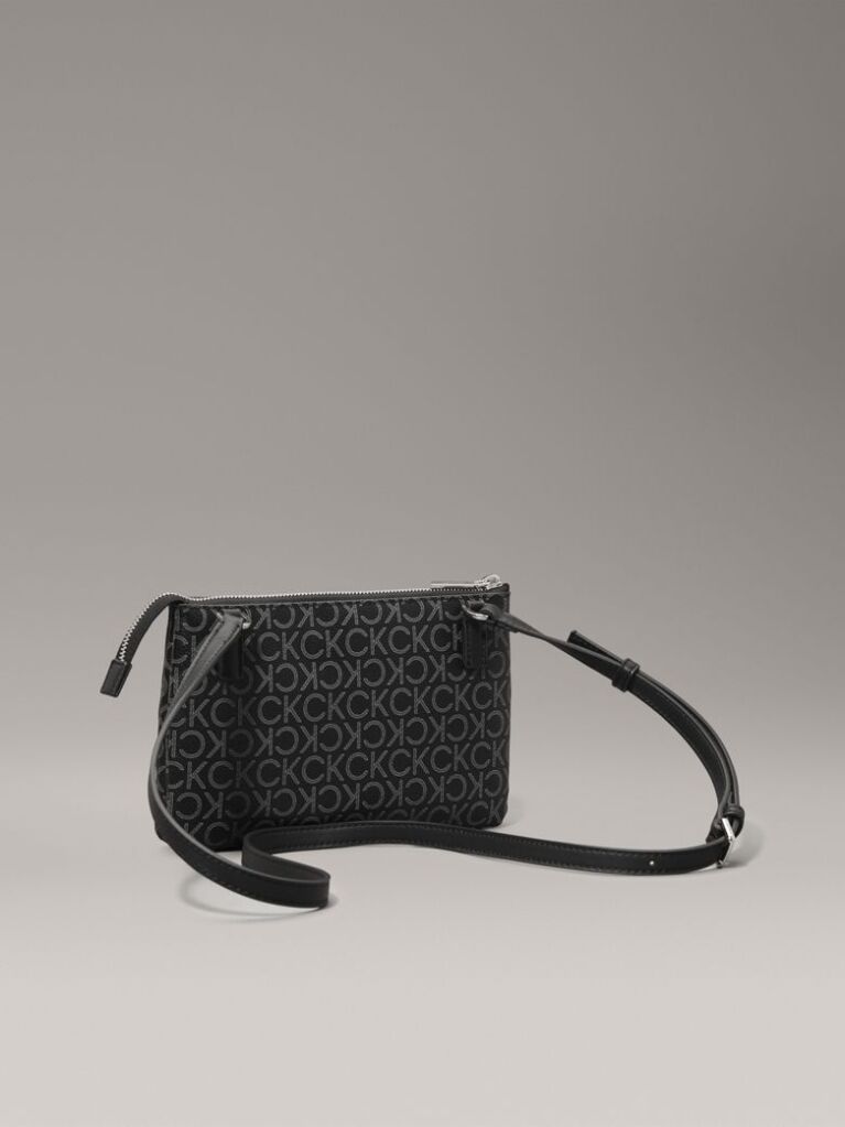Negru Mini Geanta Crossbody Cu Logo  Femei