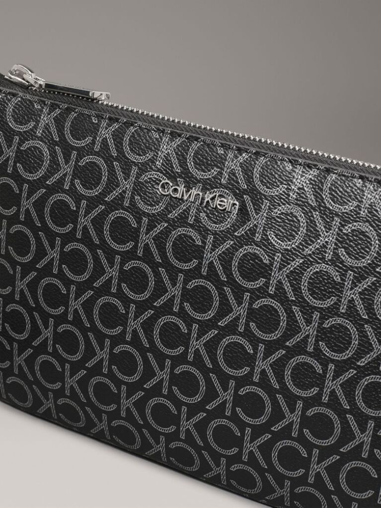Negru Mini Geanta Crossbody Cu Logo  Femei