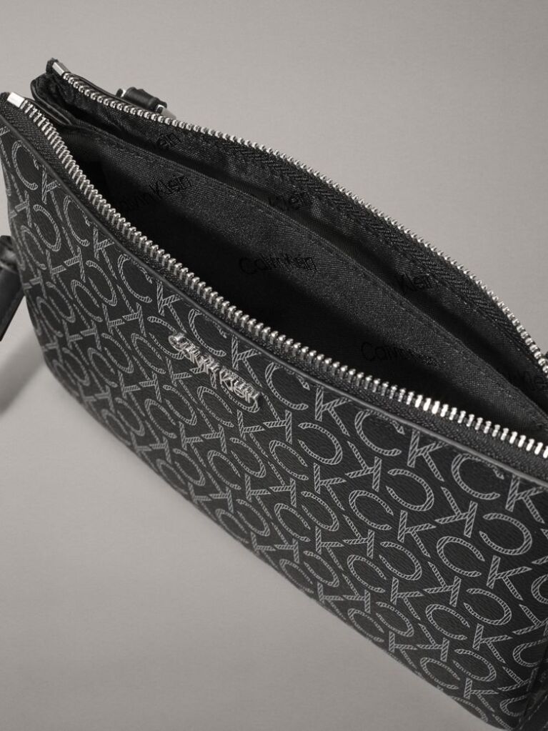 Negru Mini Geanta Crossbody Cu Logo  Femei