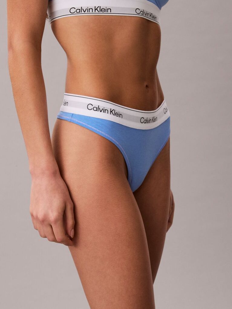 Blue Thong - Icon Cotton Modal  Women