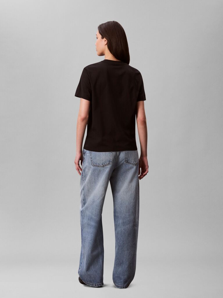 Negru Tricou Cu Maneca Scurta  Femei