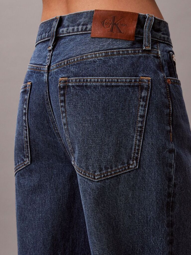 Denim Blugi Cu Croiala Wide Leg  Femei