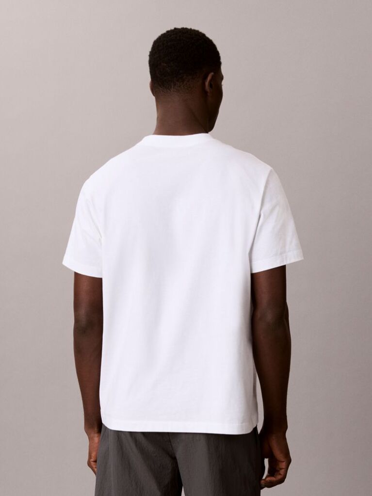 Alb Tricou Lejer Cu Logo  Barbati
