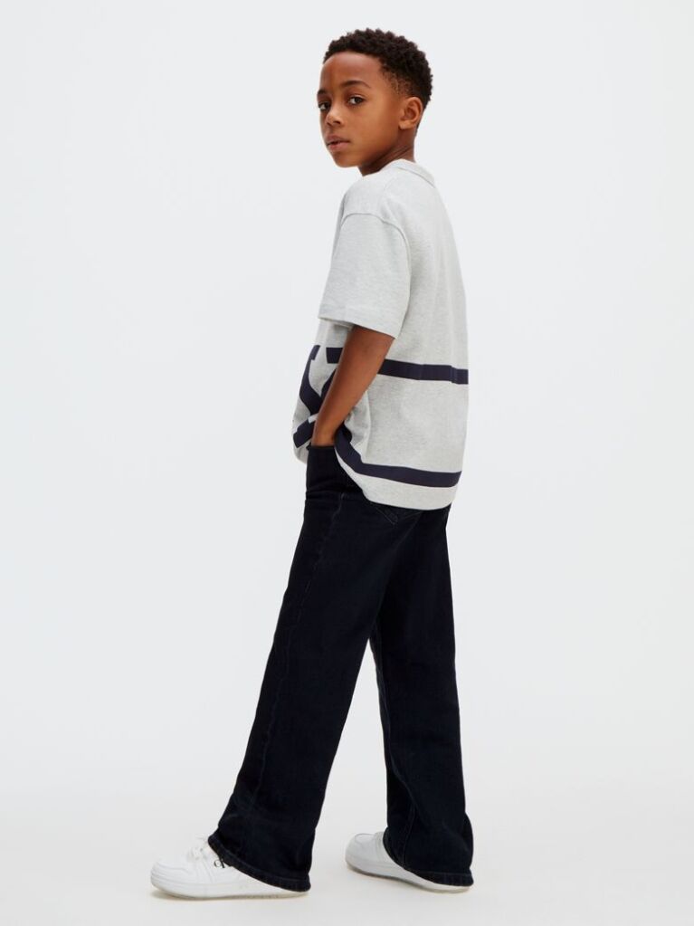 Gri Tricou Cu Logo  Baieti