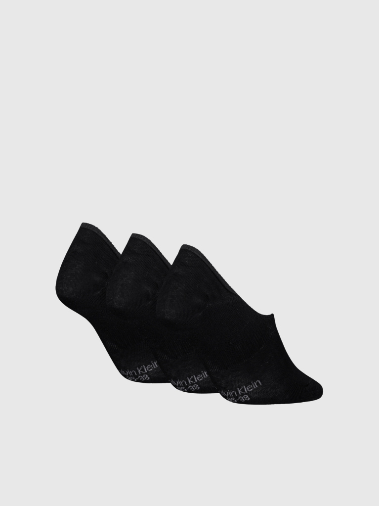 Negru Set 3 Perechi Sosete Invizibile  Femei