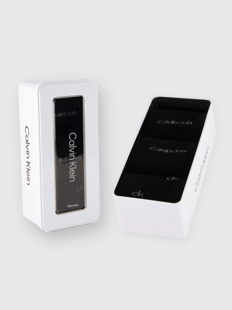 Negru Set Cadou 3 Perechi Sosete Clasice Pentru Femei  Femei