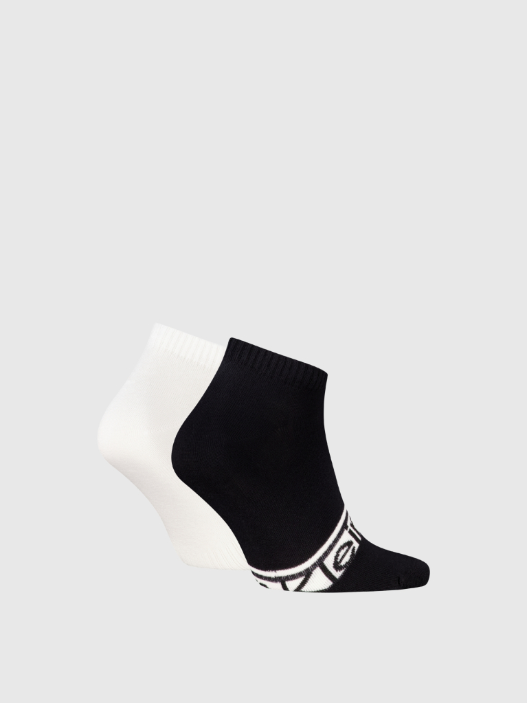 Negru Set 2 Perechi Sosete Scurte Sport  Barbati