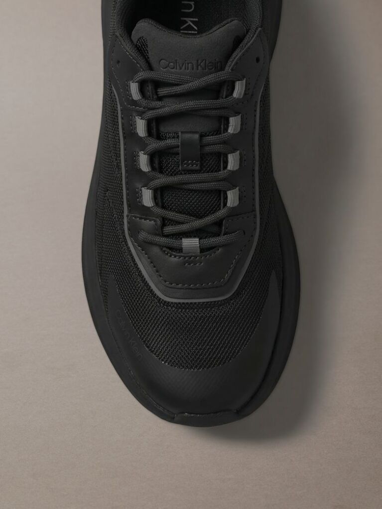 Negru CK Volumax - Adidasi Cu Talpa Chunky Tip Runner  Barbati