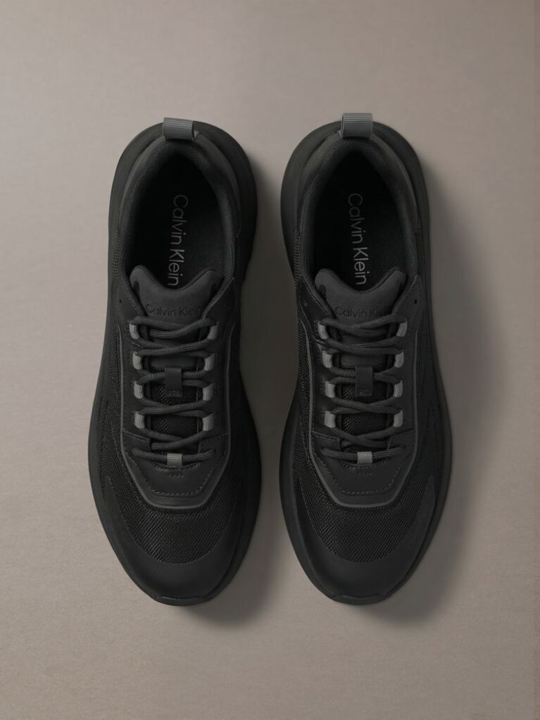 Negru CK Volumax - Adidasi Cu Talpa Chunky Tip Runner  Barbati