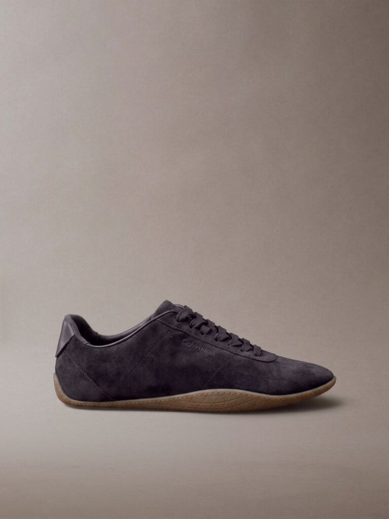 Brown Suede Hybrid Ballet Trainers  Women