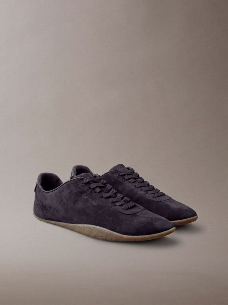 Brown Suede Hybrid Ballet Trainers  Women