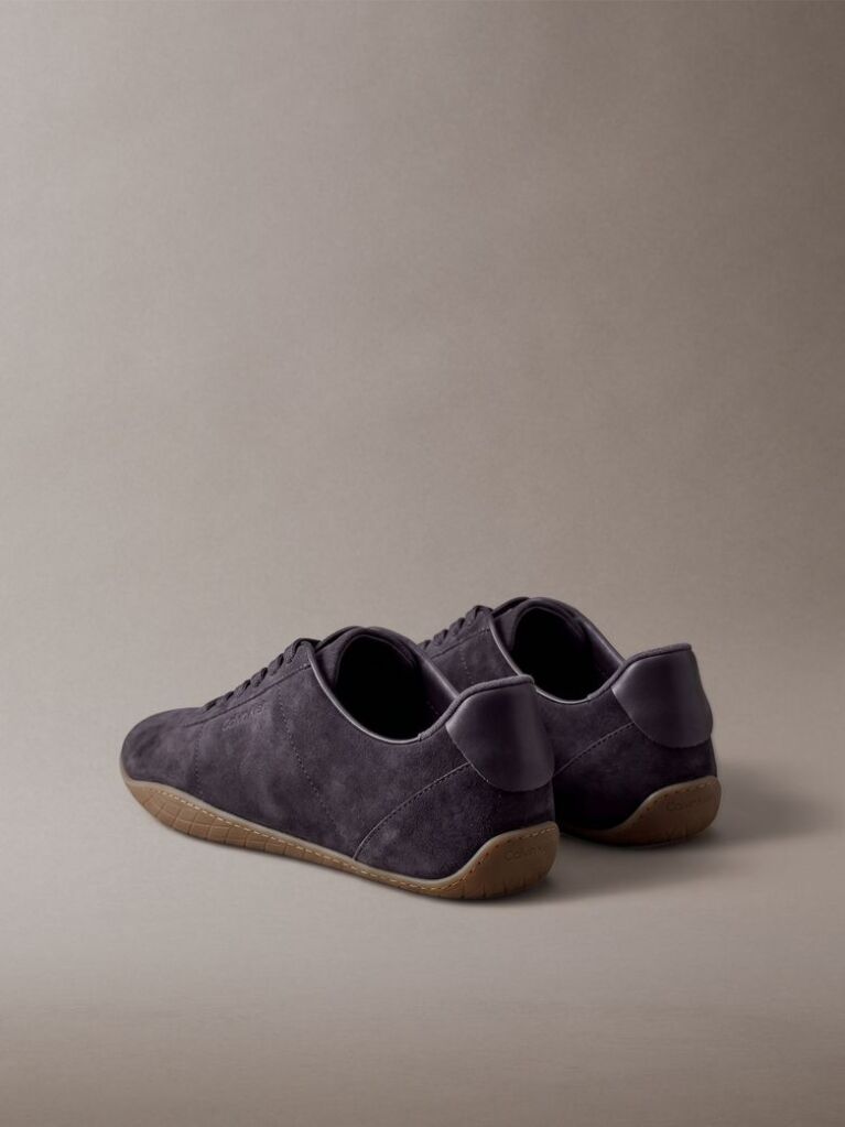 Brown Suede Hybrid Ballet Trainers  Women