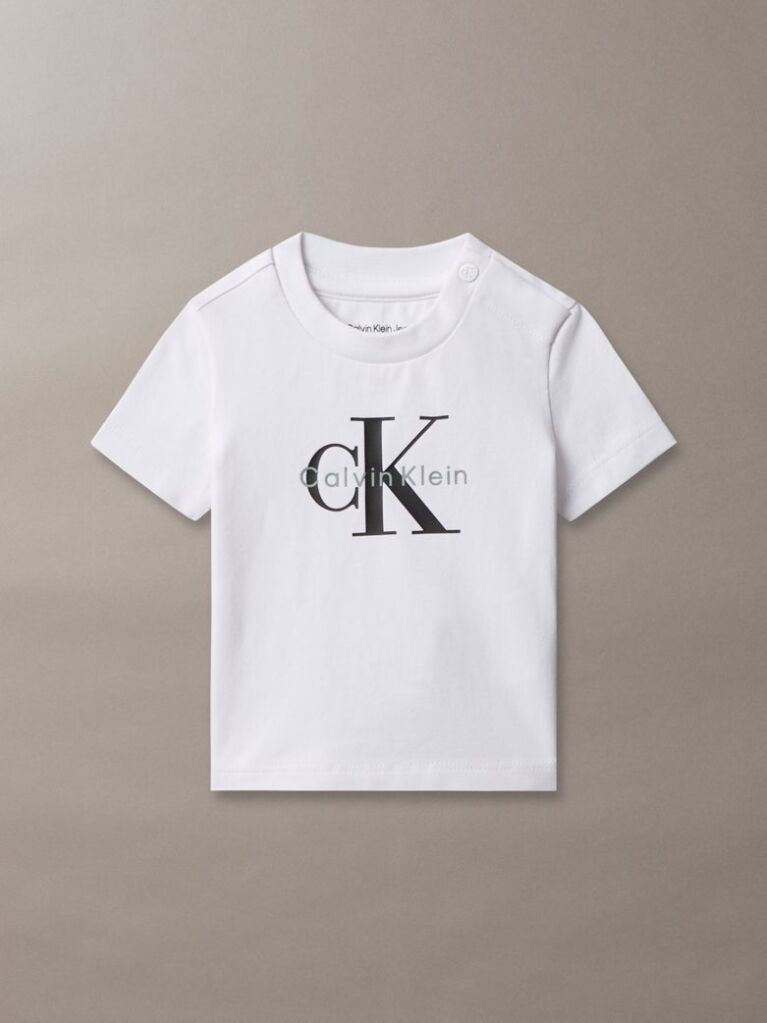 Alb Tricou Pentru Nou-Nascuti Cu Logo  Nou-nascuti