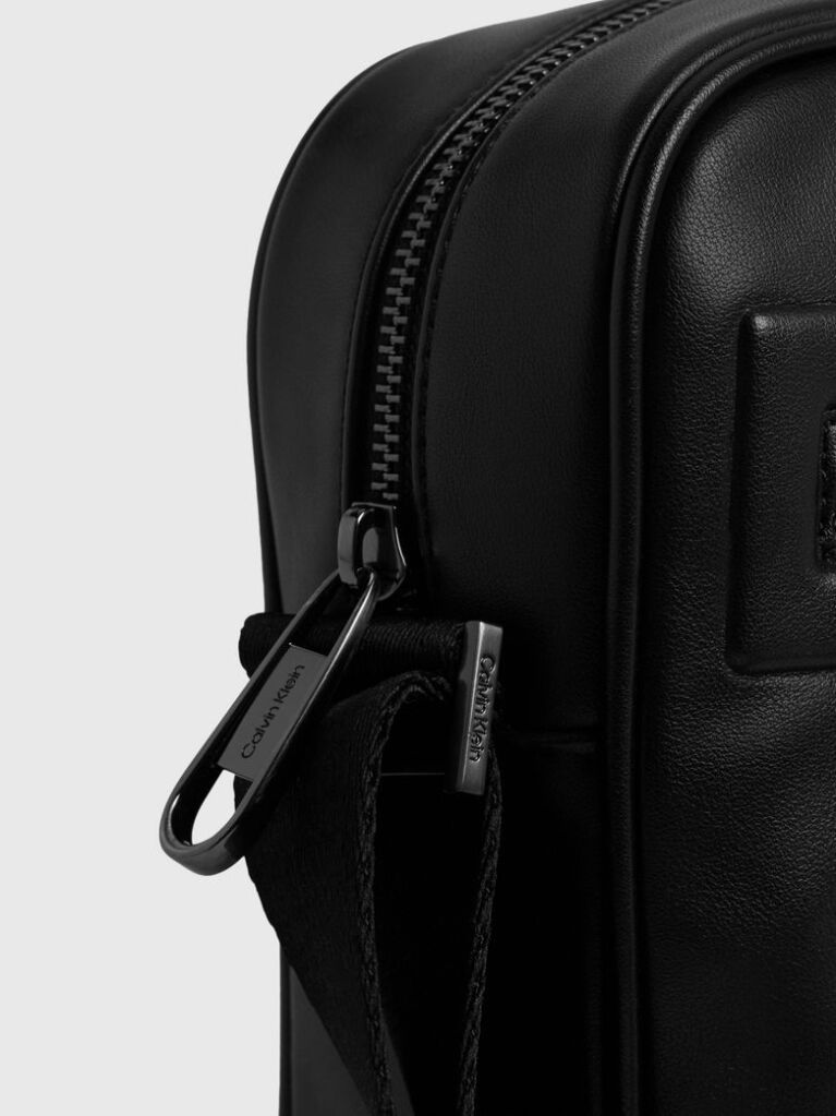 Black Small Reporter Bag  Men