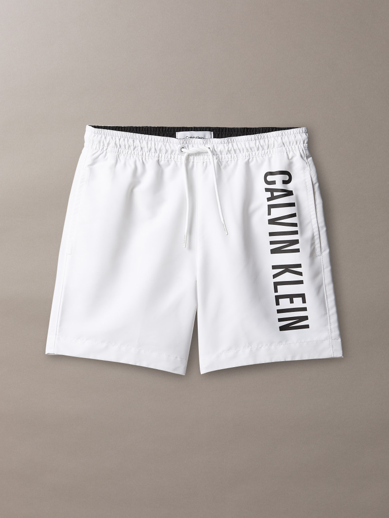 Alb Pantaloni Scurti De Baie Pentru Baieti - Intense Power  Baieti