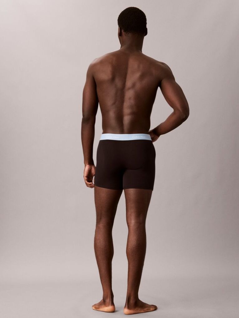 Negru Set 3 Boxeri Tip Slip – Icon Cotton Stretch  Barbati
