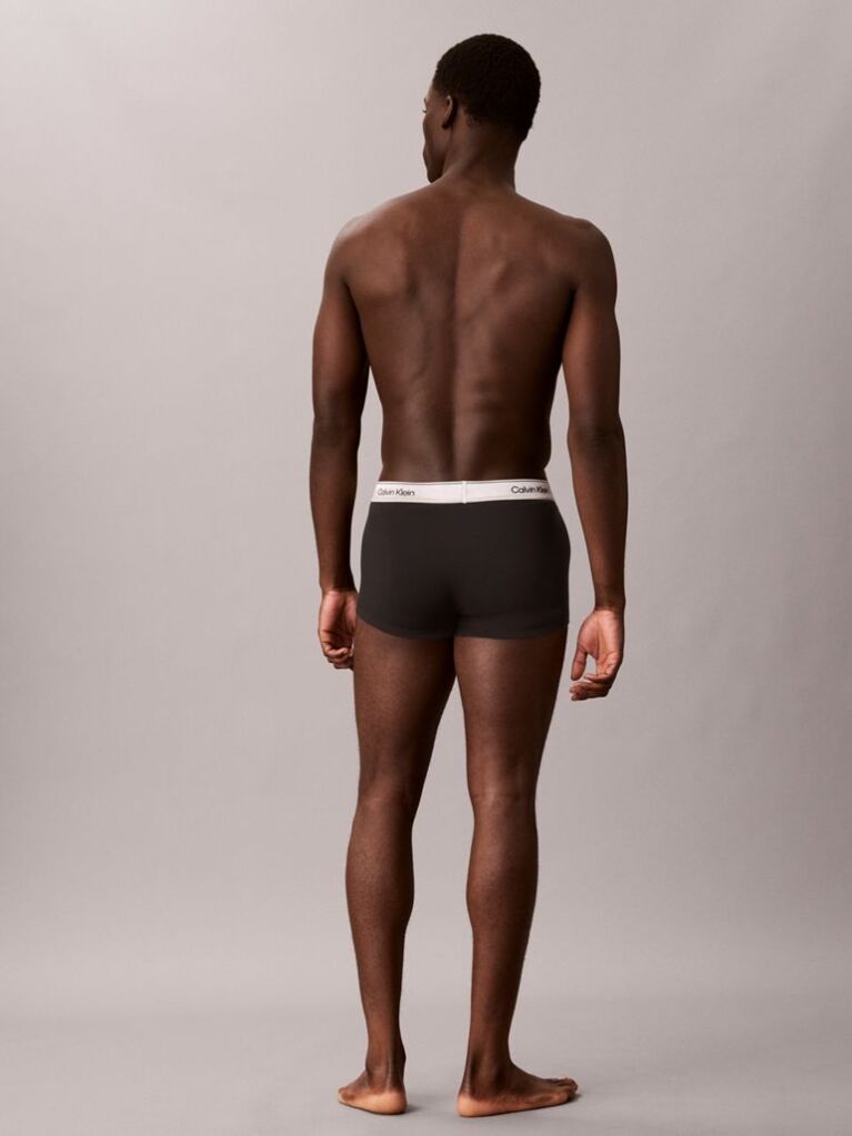 Negru Set De 3 Perechi De Boxeri - Icon Cotton Stretch  Barbati