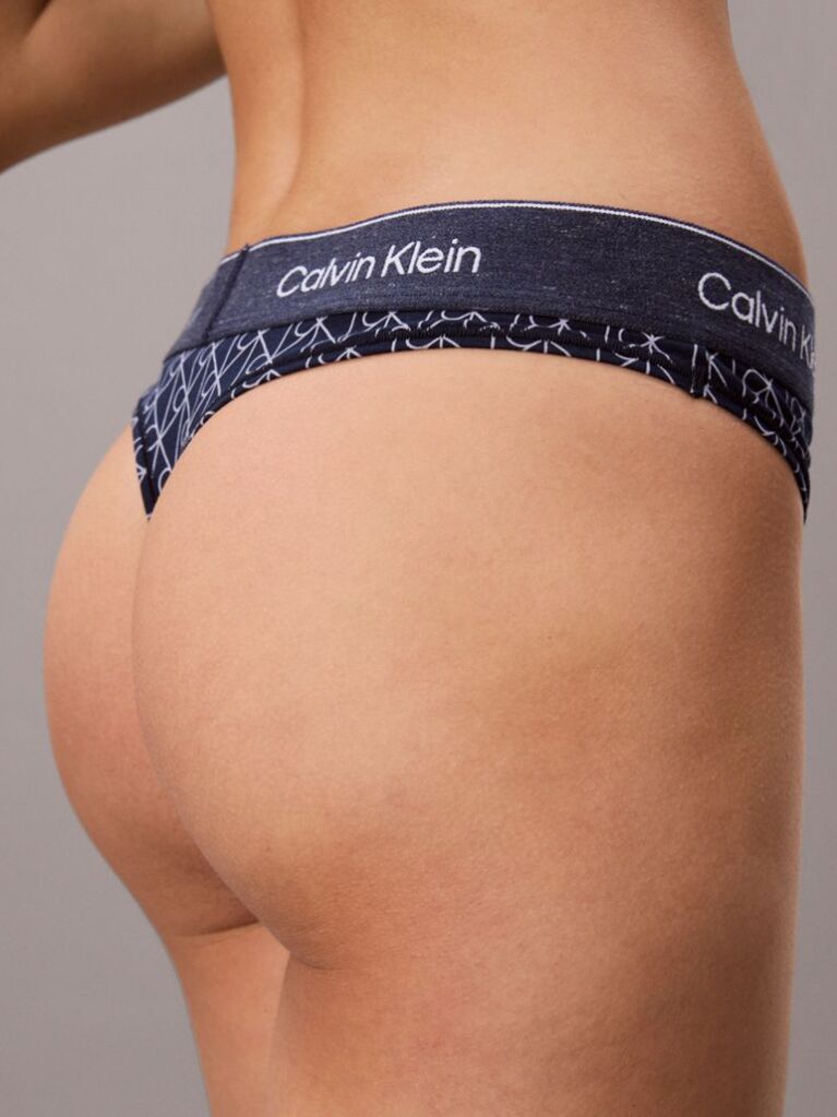 Blue Thong - Icon Cotton Modal  Women