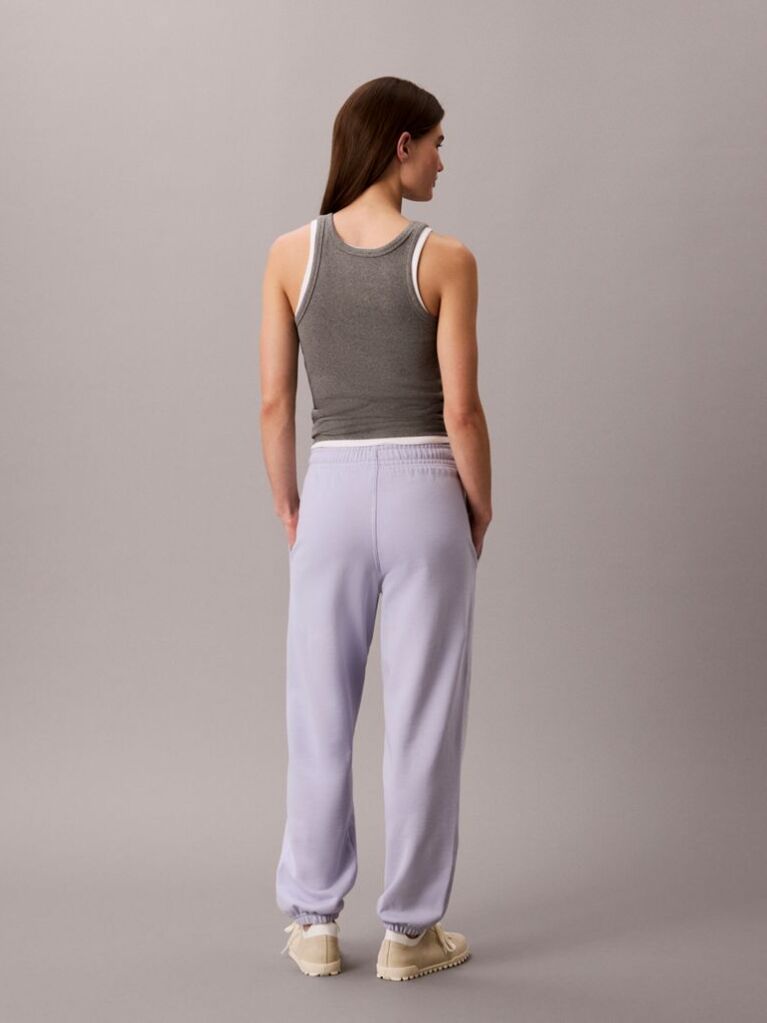 Purple Cotton Terry Monogram Joggers  Women