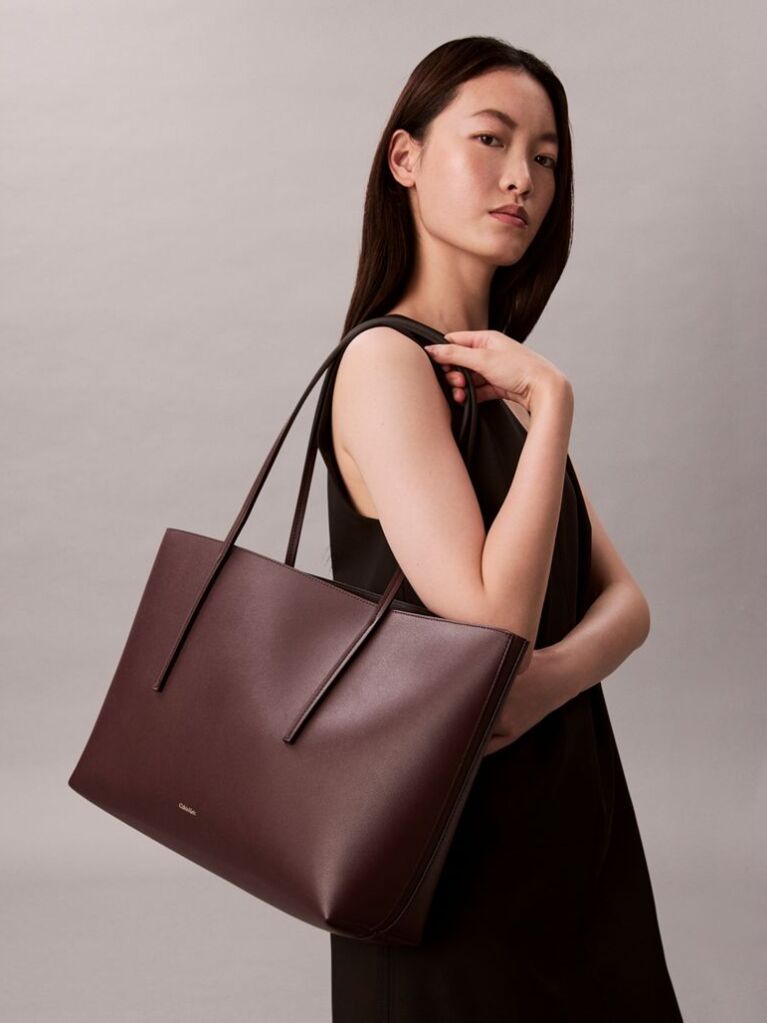 Red Foil Logo Tote Bag  Women